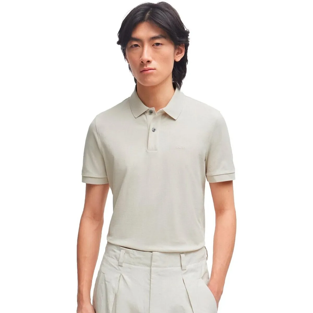  POLO DE ALGODóN CON LOGO BORDADO