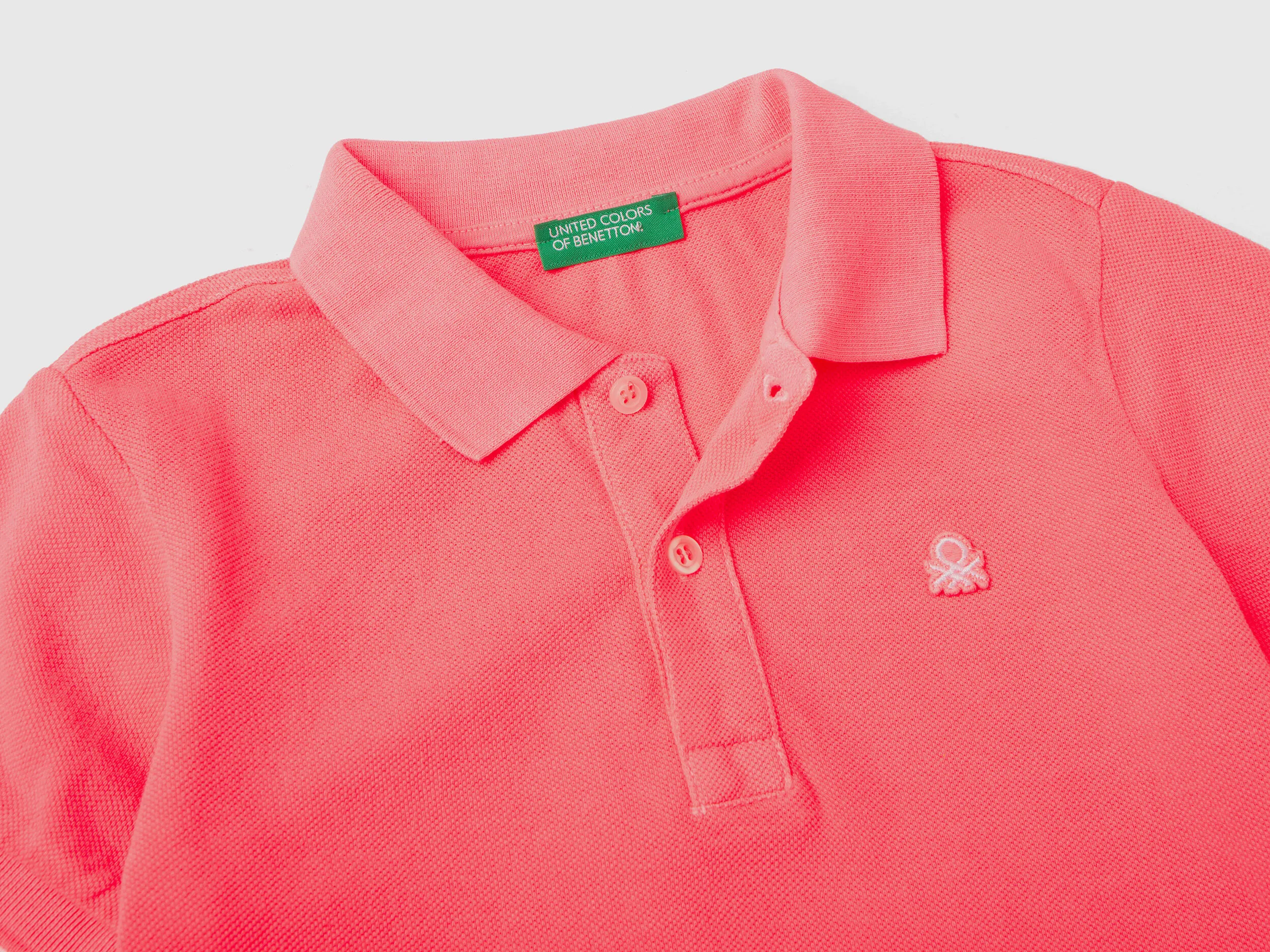 Polo flúor de algodón orgánico