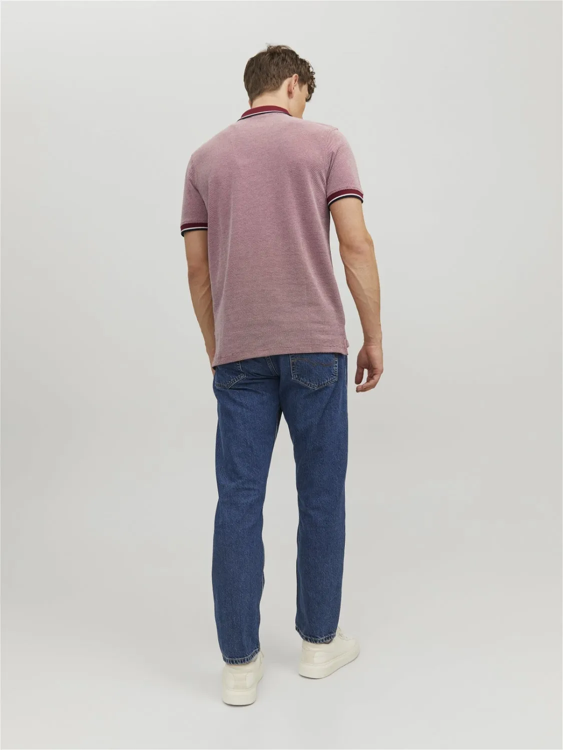 Polo Liso Polo | Rosa claro | Jack & Jones®