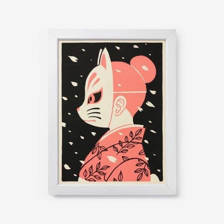 Poster Hanami Rojo