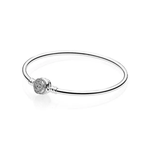 pulsera pandora moments en plata de ley con cierre