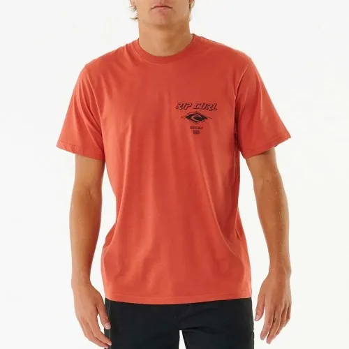 Rip Curl Fade Out Icon Tee Spiced Rum