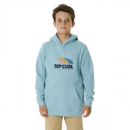 Rip Curl Hey Mama Print Hood Boy Dusty Blue 
