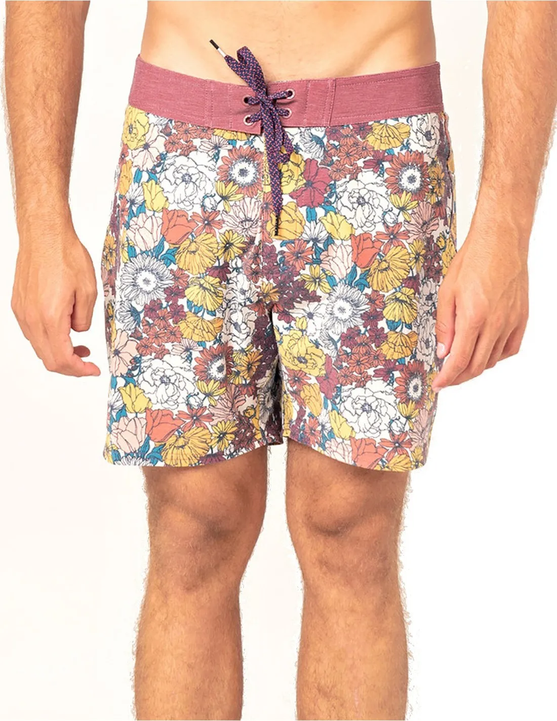 RIP CURL MIRAGE RETRO BLOOMFIELD  WASHED RED  BOARDSHORTS