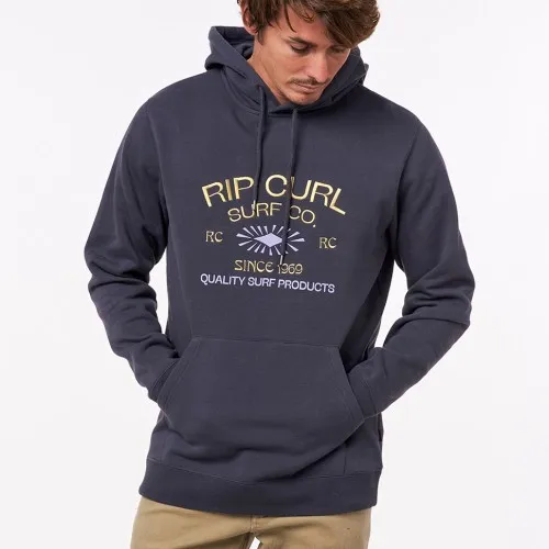Rip Curl Radiate Hooded Fleece Washed Black