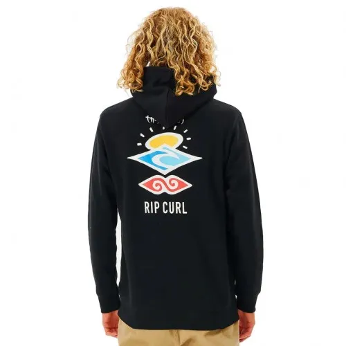 Rip Curl Search Icon Hood Black