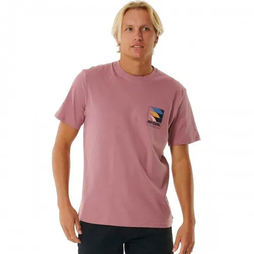 Rip Curl Surf Revival Line Up Tee Mauve