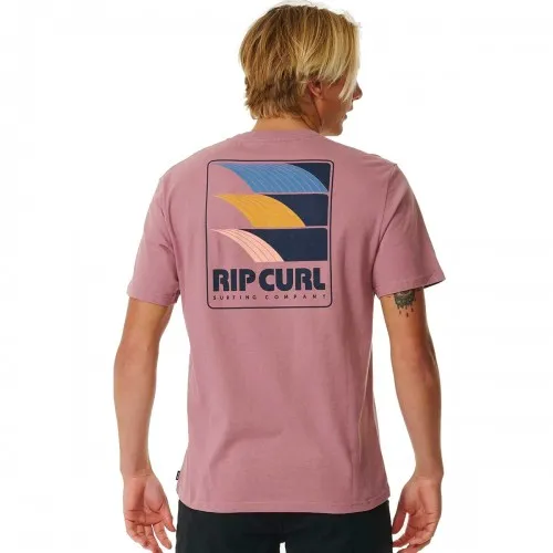 Rip Curl Surf Revival Line Up Tee Mauve