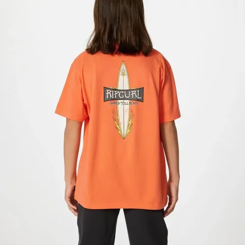 RIP CURL SURFBOARD SHRED TEEBOY PEACH