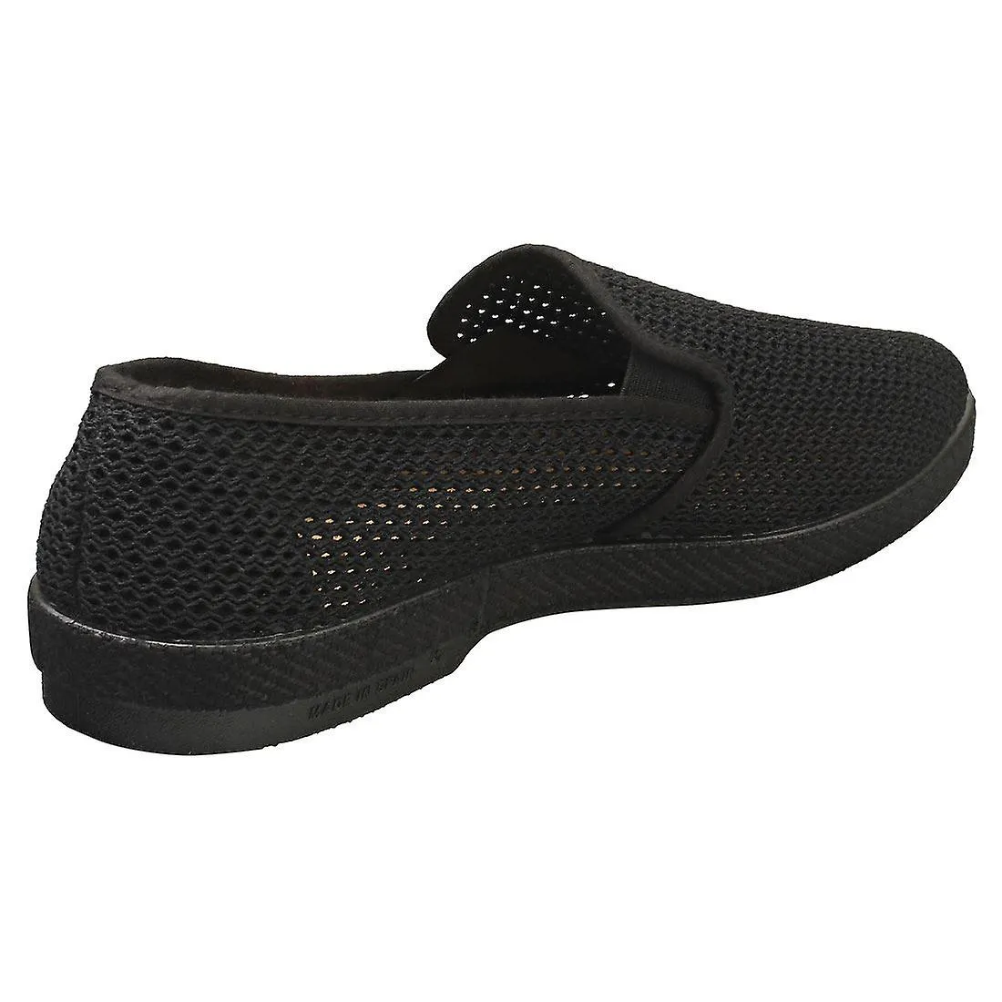 Rivieras Classic Filet Alpargatas Hombre Zapatos en Negro