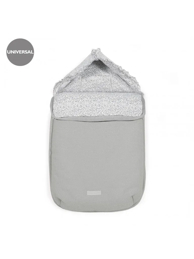 Saco cuco 3 en 1 flower mellow gris tricot (fm)