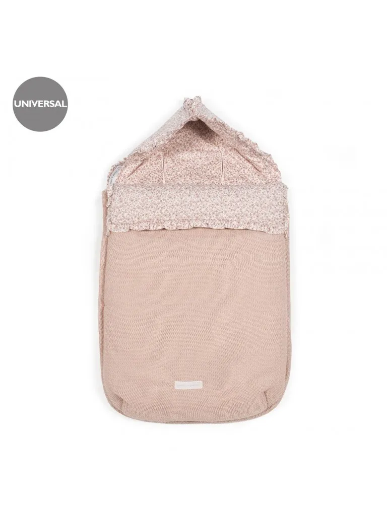 Saco cuco 3 en 1 flower mellow rosa tricot (fm)