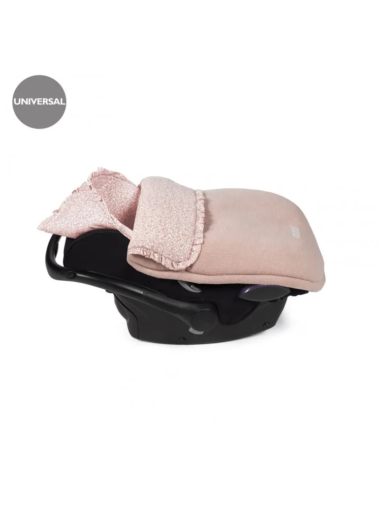Saco cuco 3 en 1 flower mellow rosa tricot (fm)