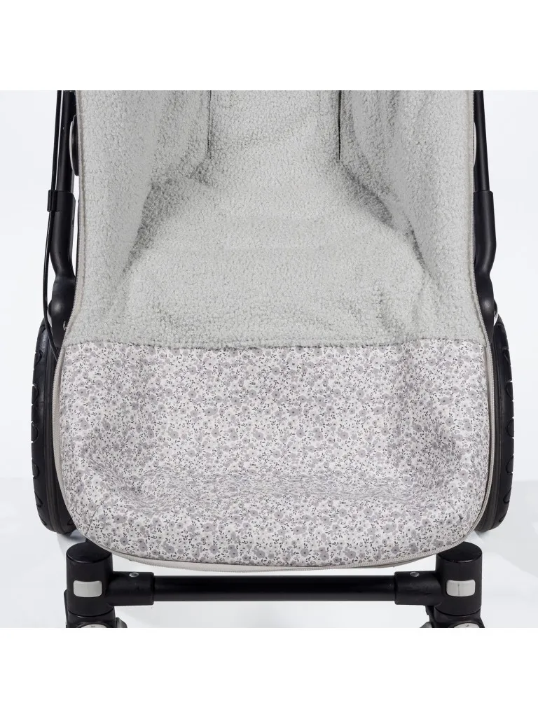 Saco silla flower mellow gris polipiel (fm)