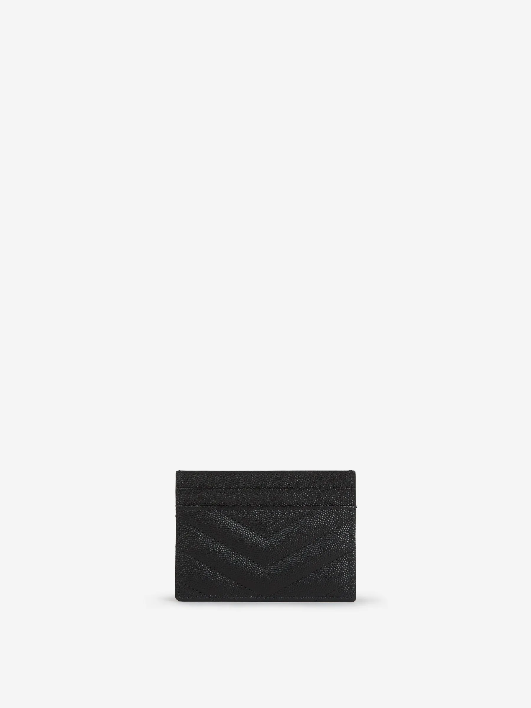 Saint Laurent Tarjetero Piel Logo