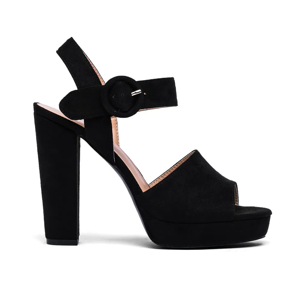 Sandalia Fiesta Mujer Elia Negro Weide