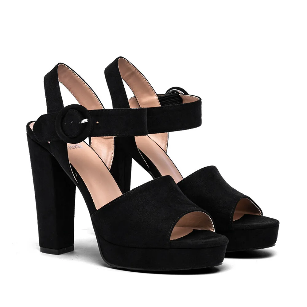 Sandalia Fiesta Mujer Elia Negro Weide
