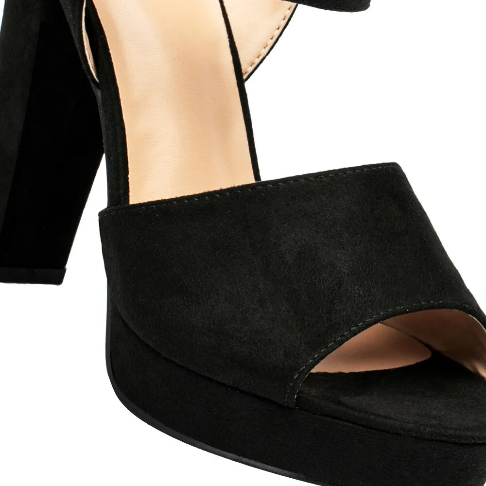 Sandalia Fiesta Mujer Elia Negro Weide