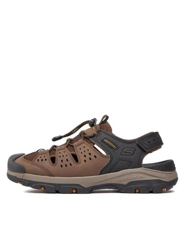 SANDALIA SKECHERS TRESMENMENARD EN COLOR MARRóN PARA HOMBRE