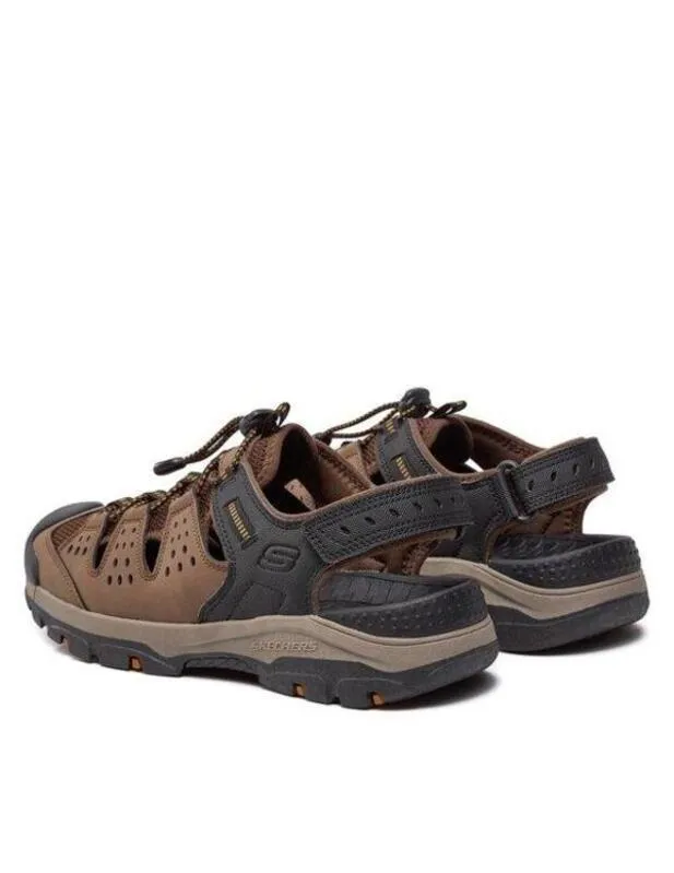 SANDALIA SKECHERS TRESMENMENARD EN COLOR MARRóN PARA HOMBRE