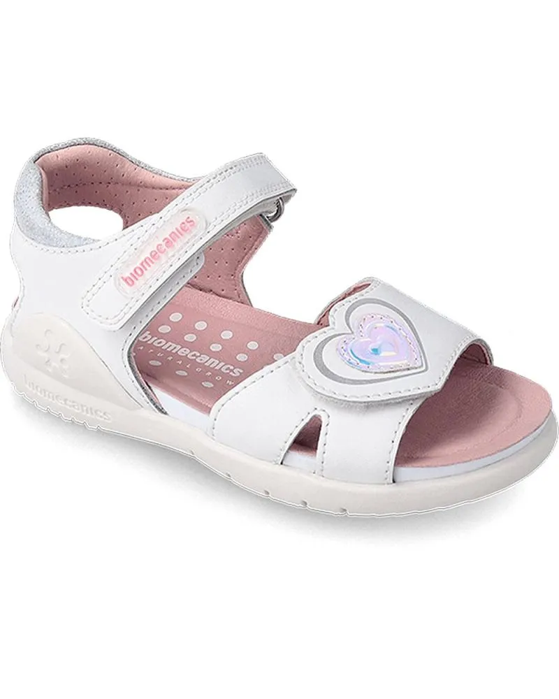 Sandalias BIOMECANICS  de Niña SANDALIAS CORAZON 232239  BLANCO