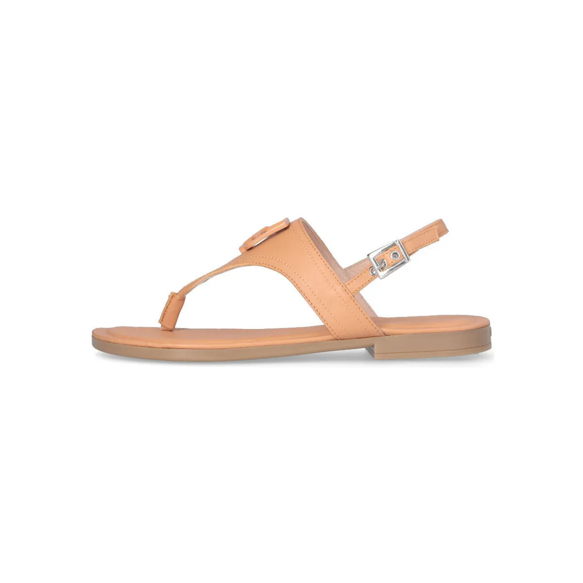 Sandalias de dedo de piel
