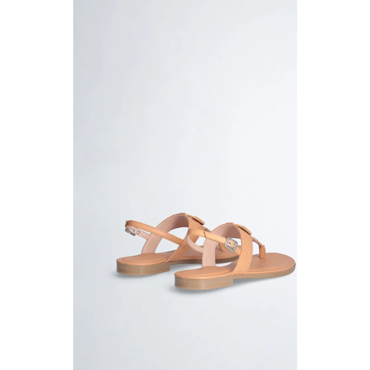 Sandalias de dedo de piel