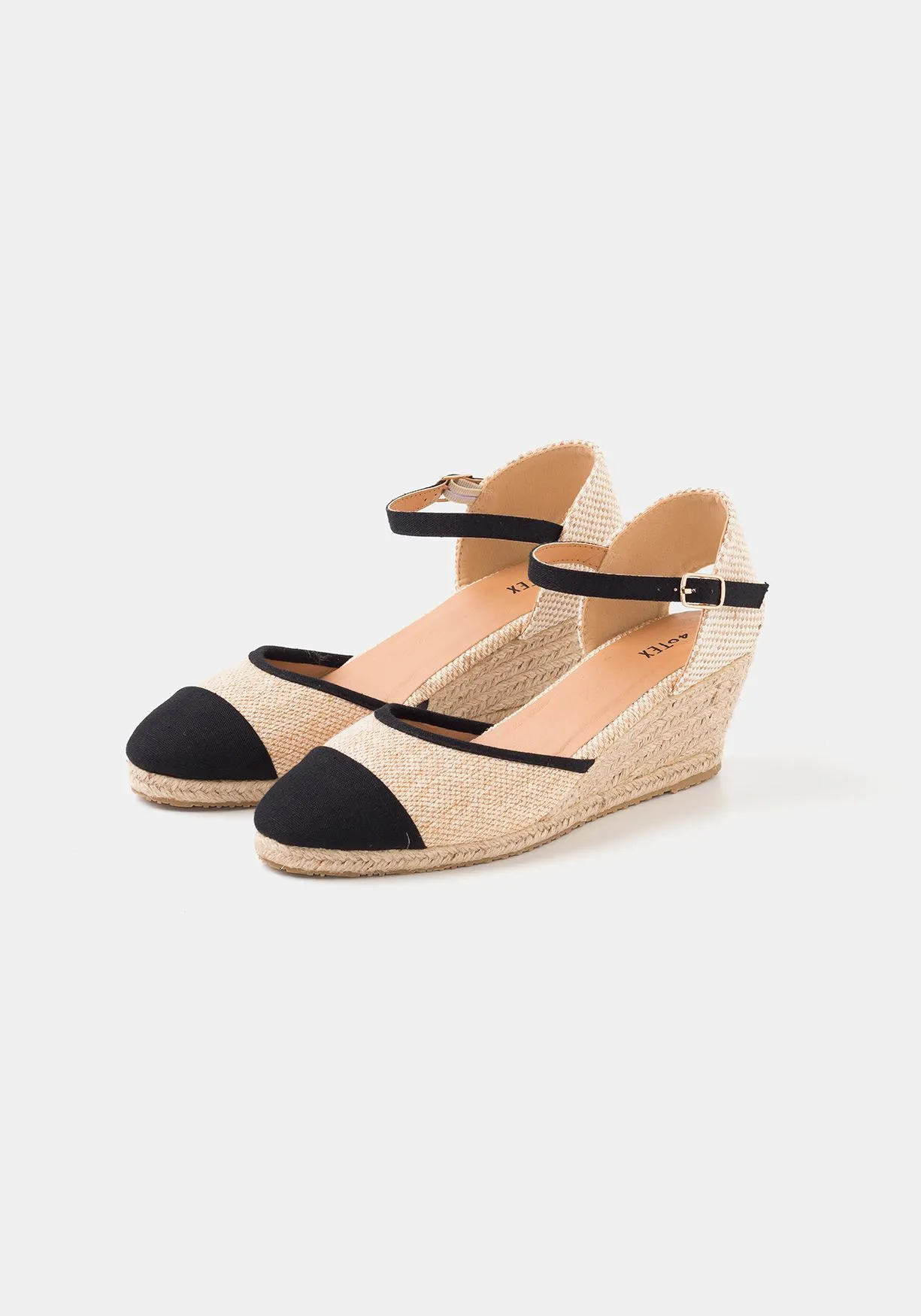 Sandalias de yute con cierre de hebilla sostenibles para Mujer TEX