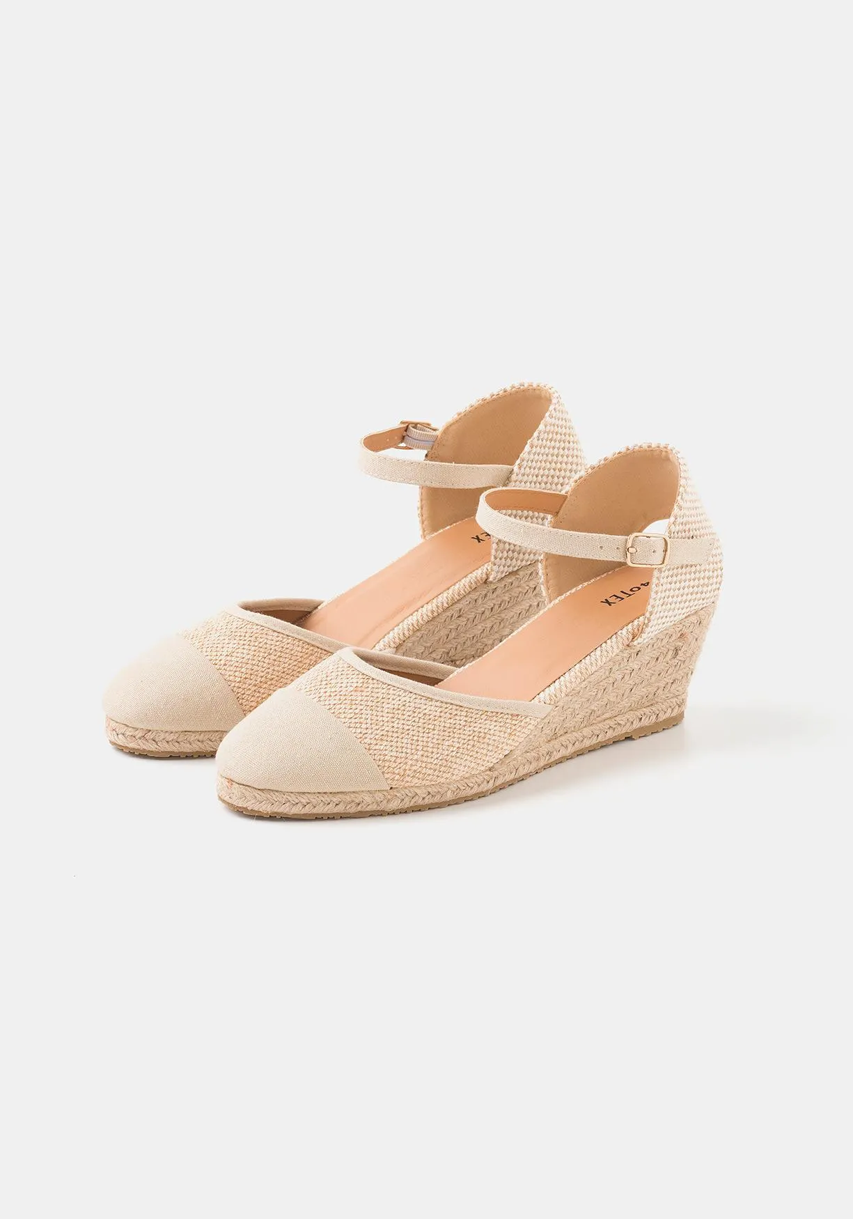Sandalias de yute con cierre de hebilla sostenibles para Mujer TEX