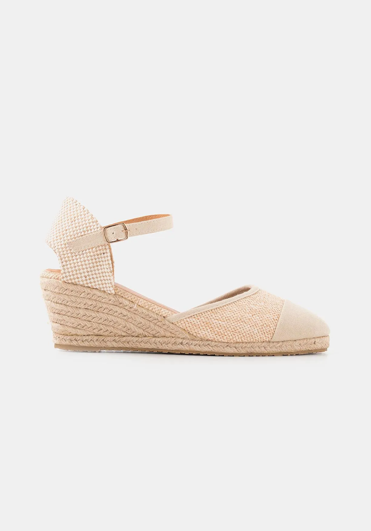 Sandalias de yute con cierre de hebilla sostenibles para Mujer TEX