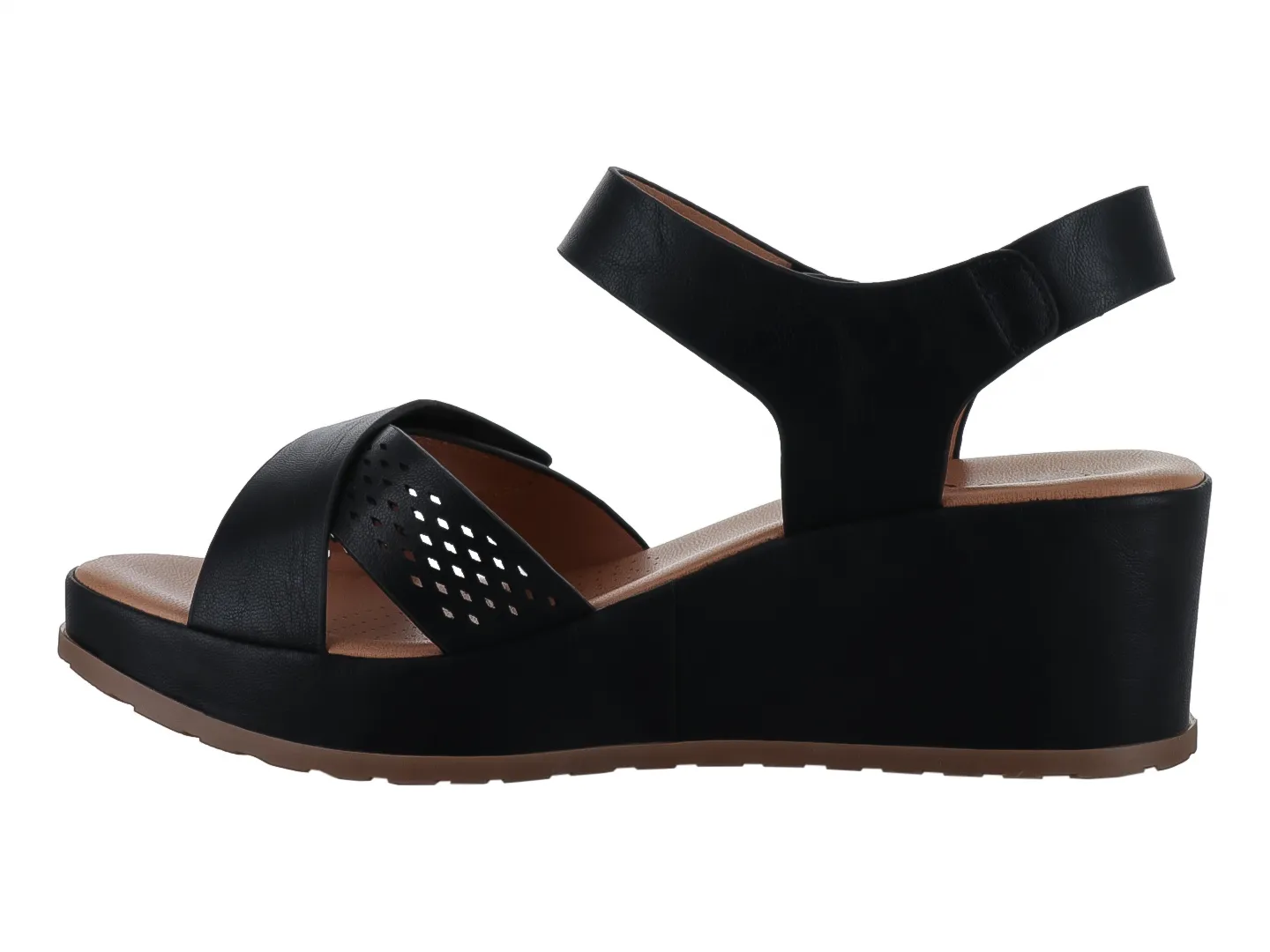 Sandalias Roze 23p714 Negro Para Mujer