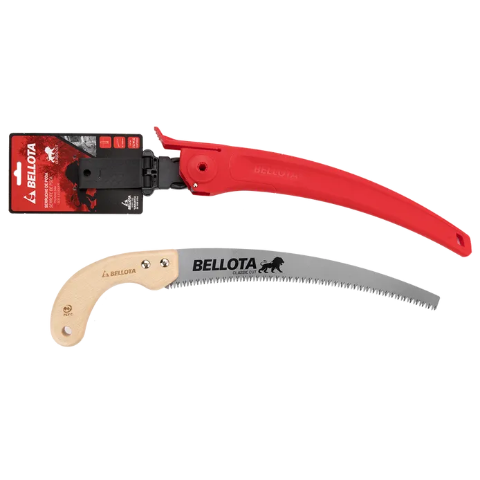 Serrucho de poda profesional Clásico gama Lion con mango de madera curvo