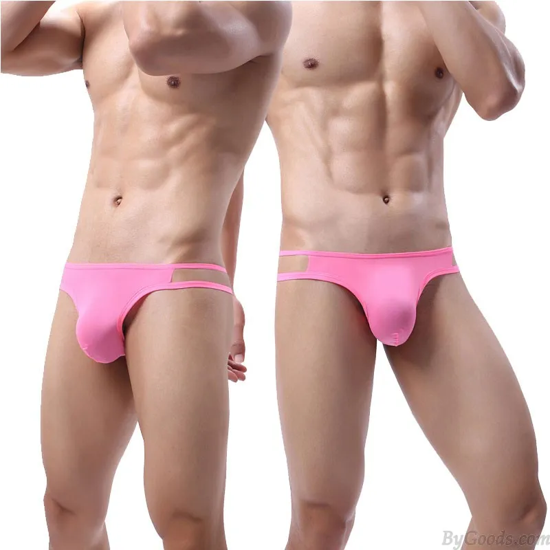 SEXY BULGE POUCH MEN'S UNDERPANTS DOUBLE BELT BRIEFS FOR MAN UNDERWEAR TBACK GSTRING THONG LINGERIE