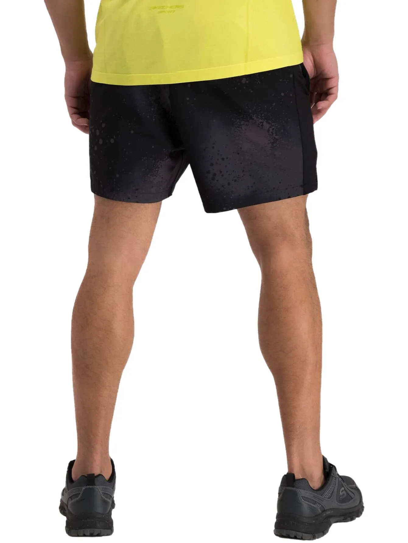 Short Skechers Ams072 Negro Para Hombre