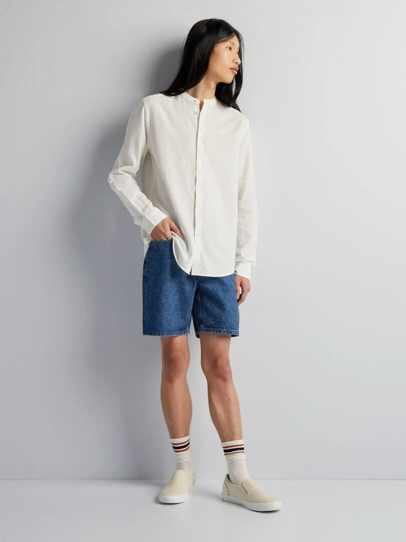 SHORT VAQUERO  AZUL