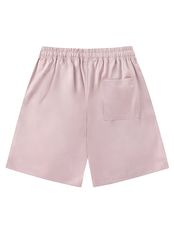 Shorts sueltos con estampado de letras callejeras