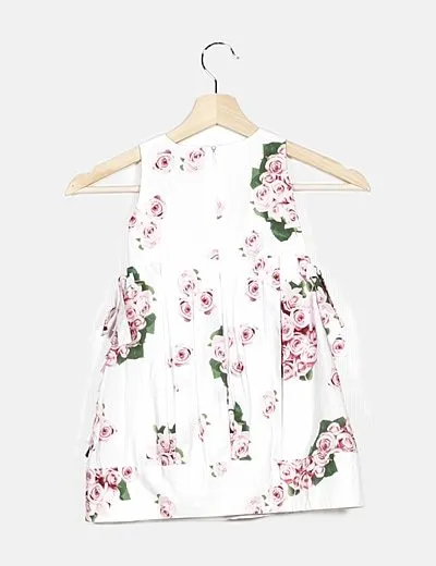 Special day Vestido blanco estampado floral