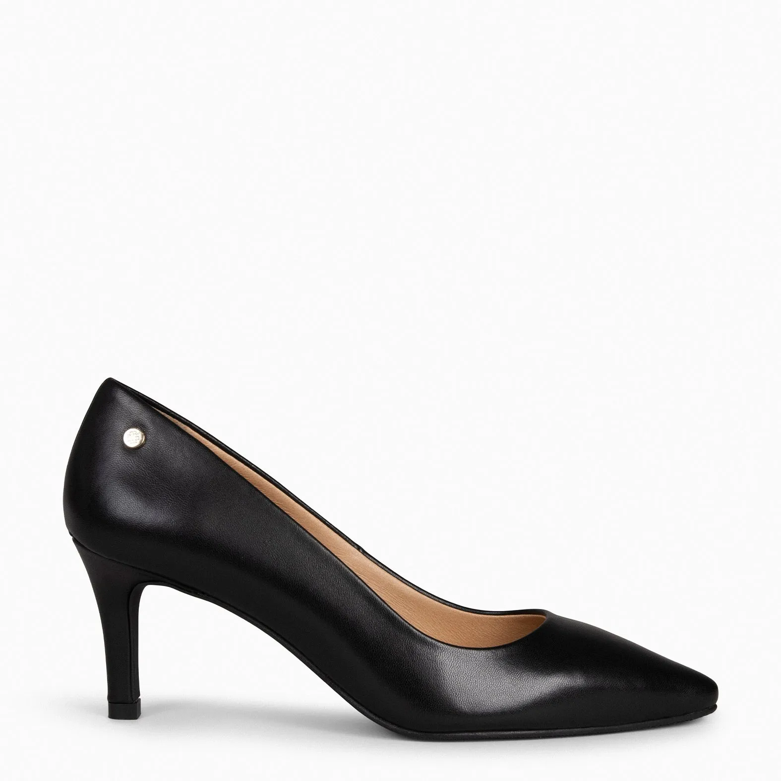 STILETTO SALON   ZAPATO DE TACóN DE AGUJA NEGRO