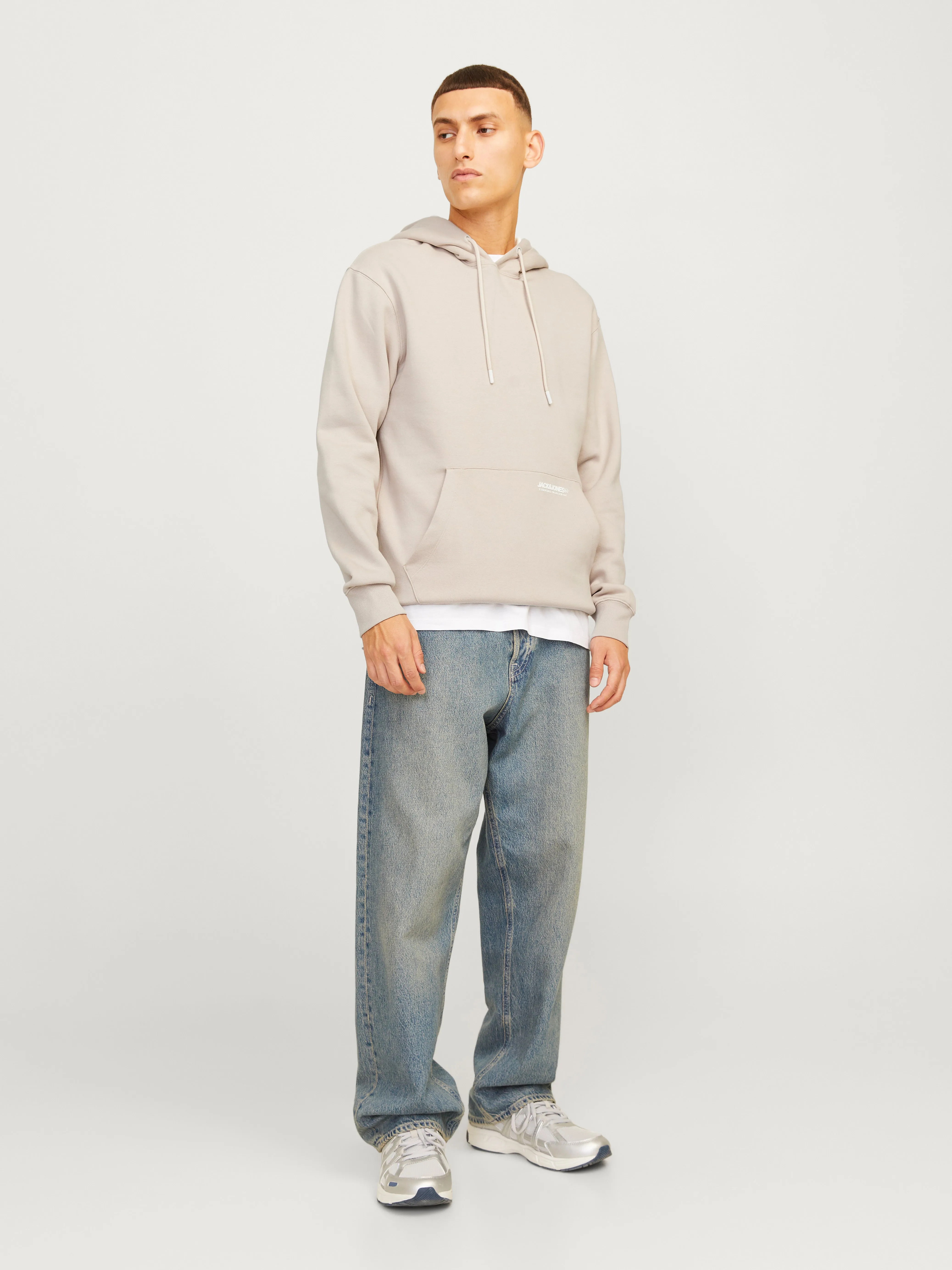 Sudadera con capucha Logotipo | Beige | Jack & Jones®