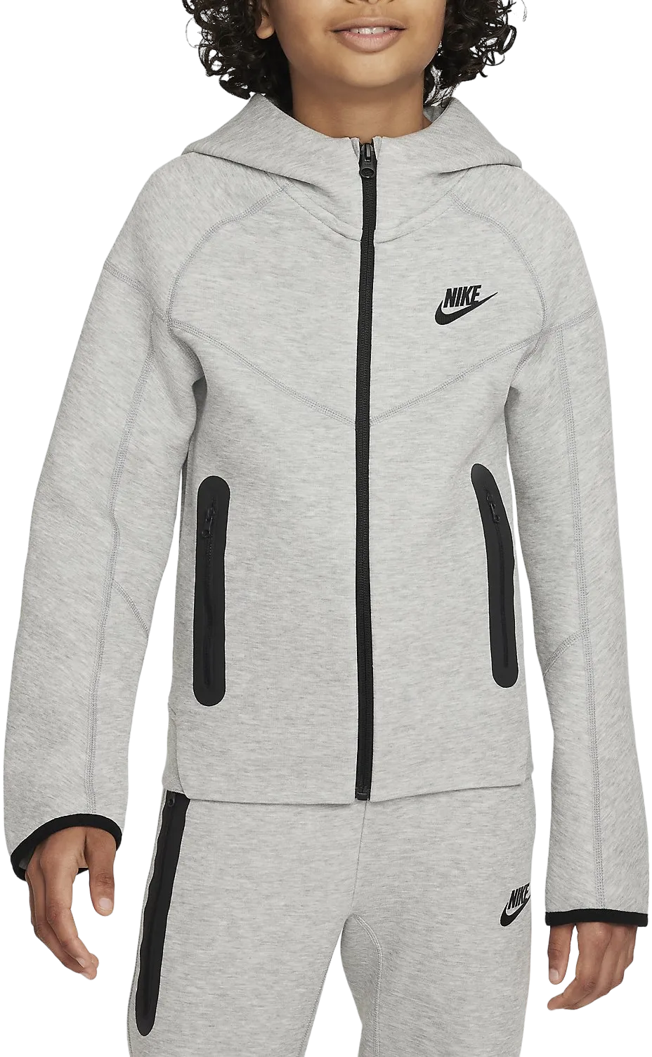 Sudadera con capucha Nike B NSW TECH FLC FZ