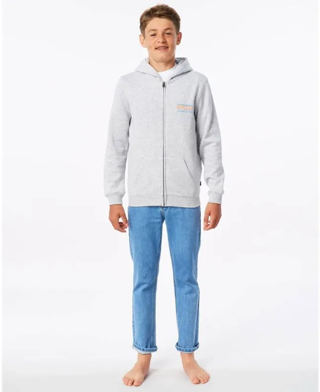 Sudadera con capucha y cremallera Rip Curl Cut Out Gris 