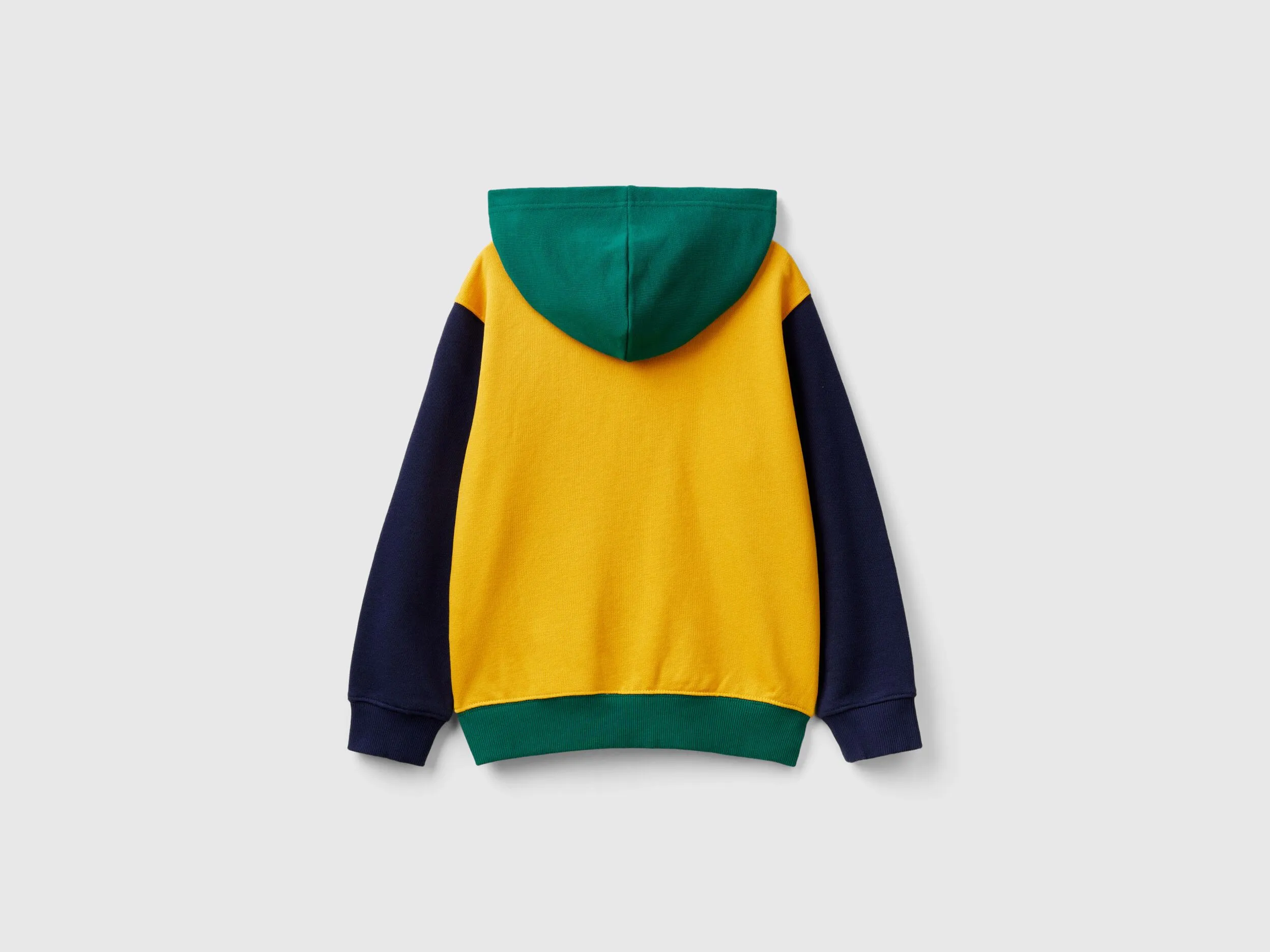 Sudadera con cremallera y bordado de logotipo