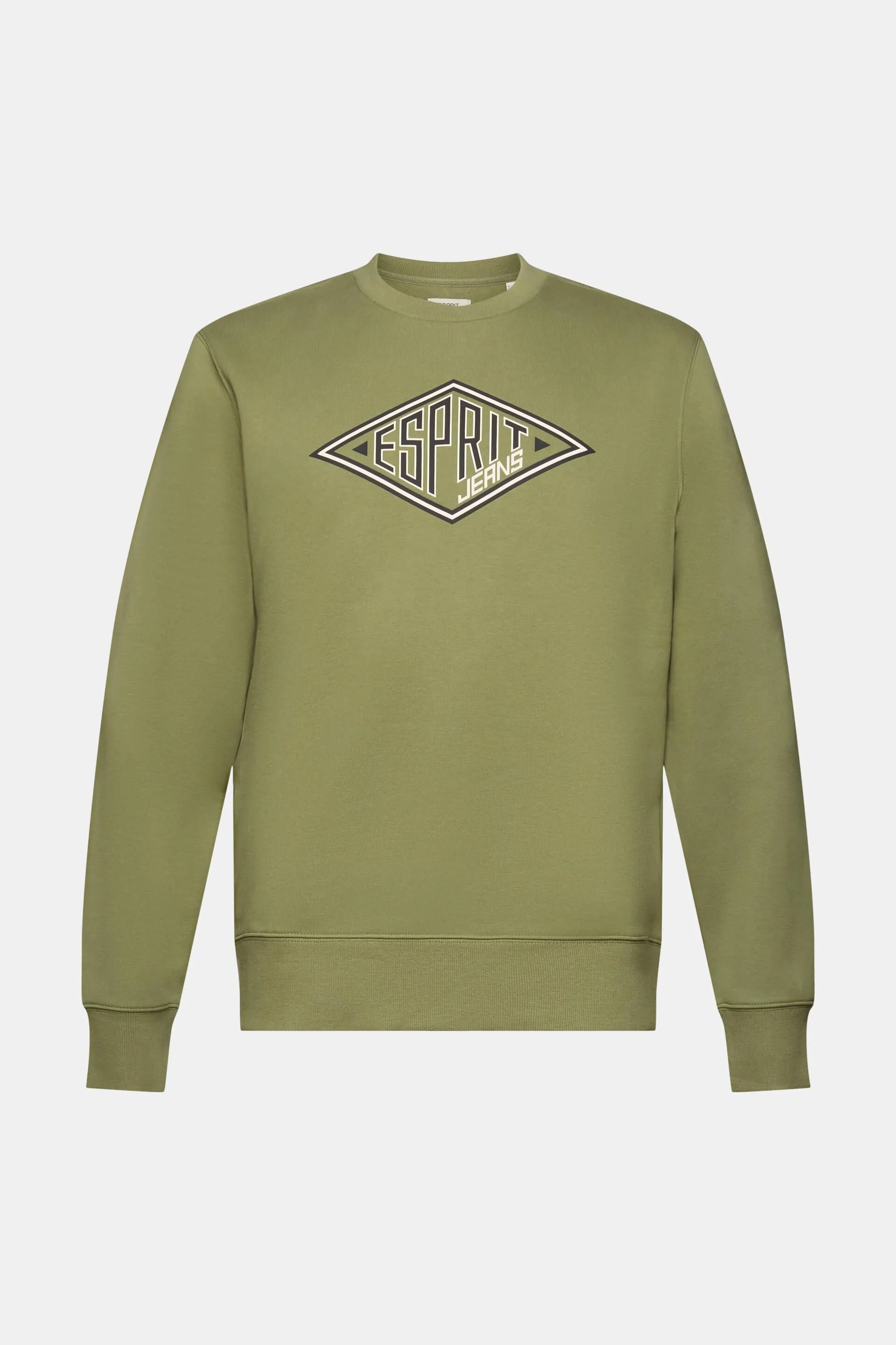 Sudadera con cuello redondo y logotipo estampado