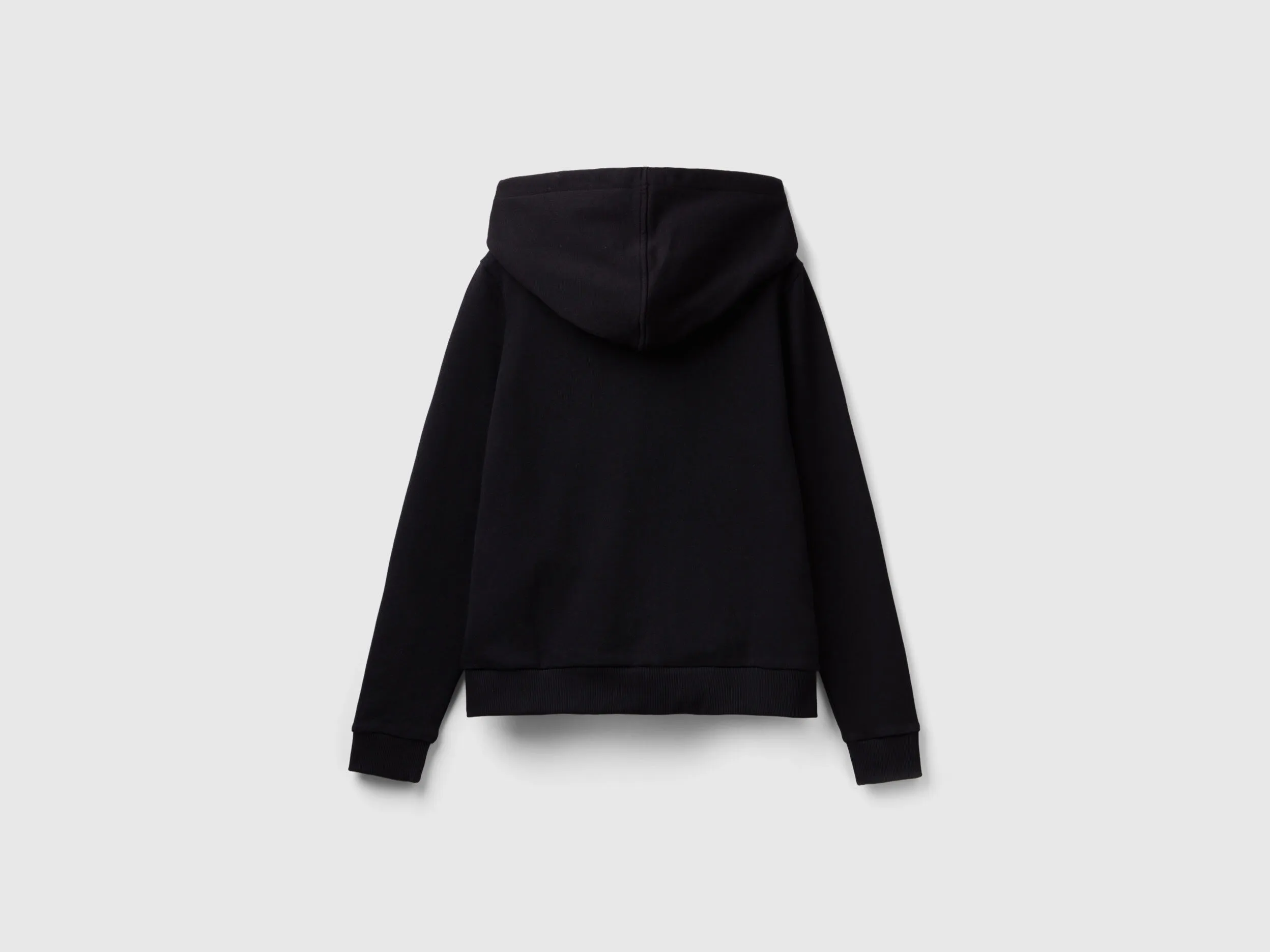 Sudadera de 100 % algodón con cremallera y capucha