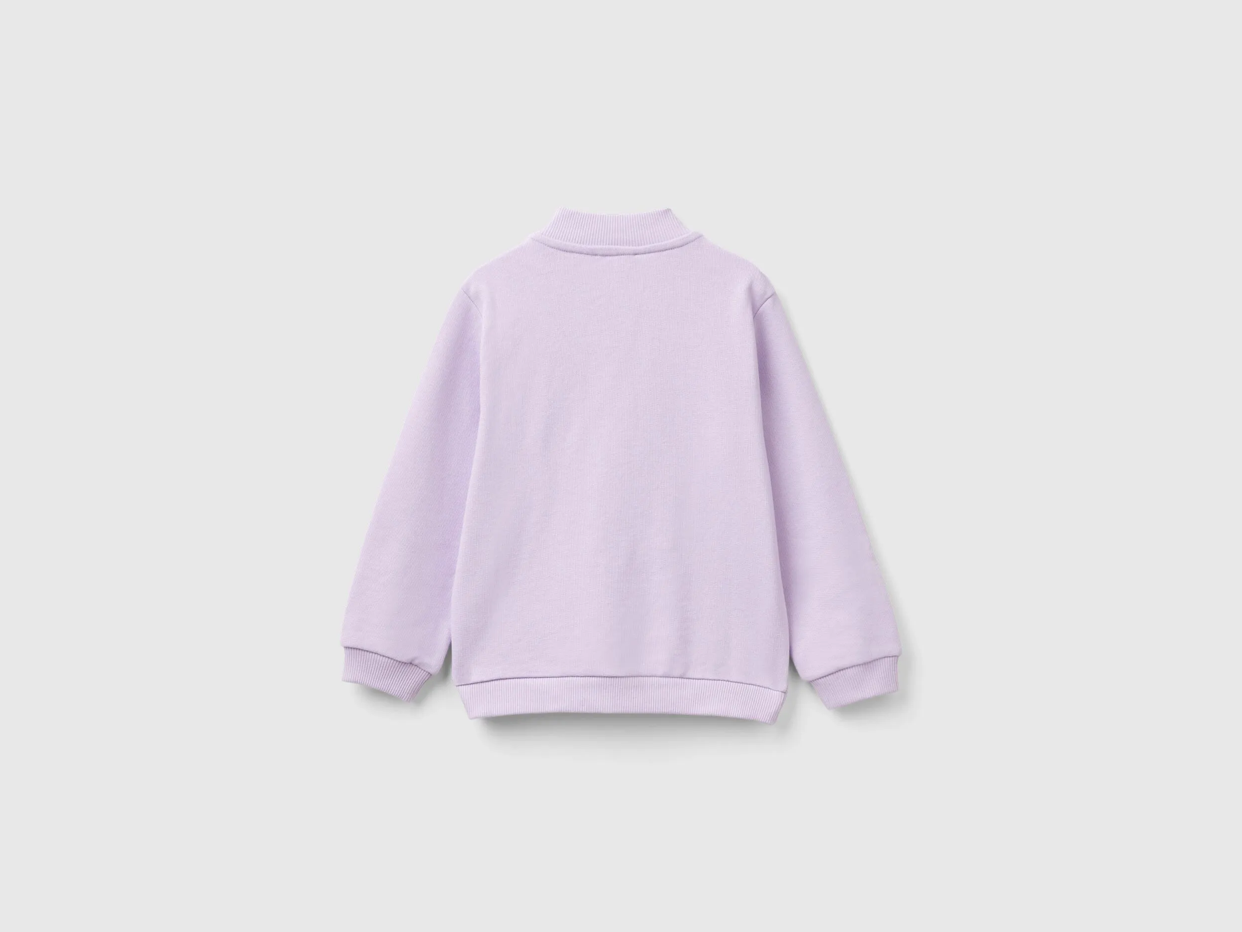 Sudadera de algodón orgánico con cremallera