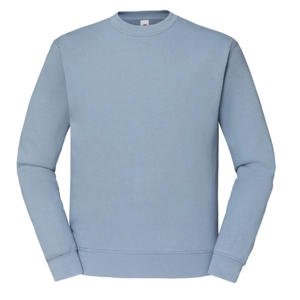 Sudadera Fruit of the Loom sin capucha manga montada Classic hombre