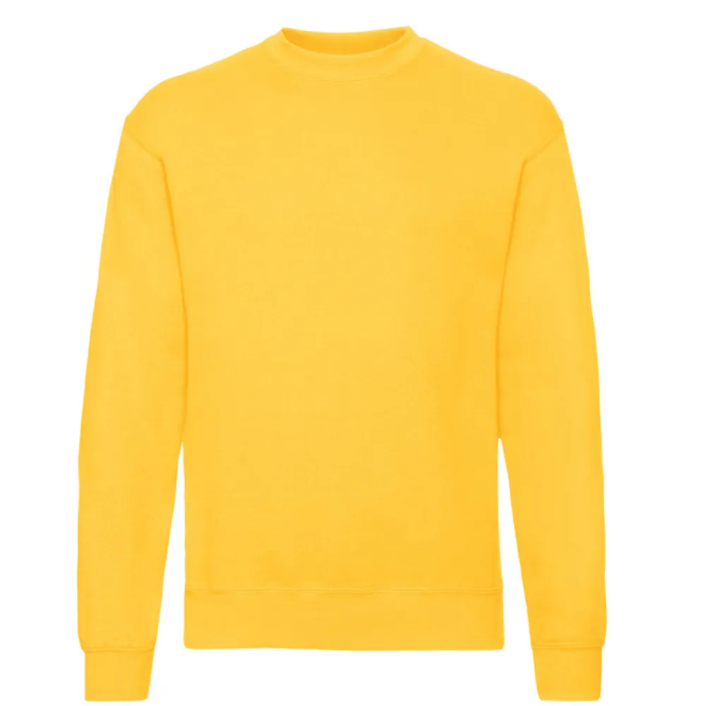 Sudadera Fruit of the Loom sin capucha manga montada Classic hombre