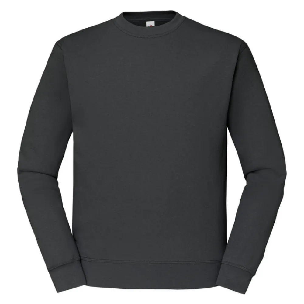 Sudadera Fruit of the Loom sin capucha manga montada Classic hombre