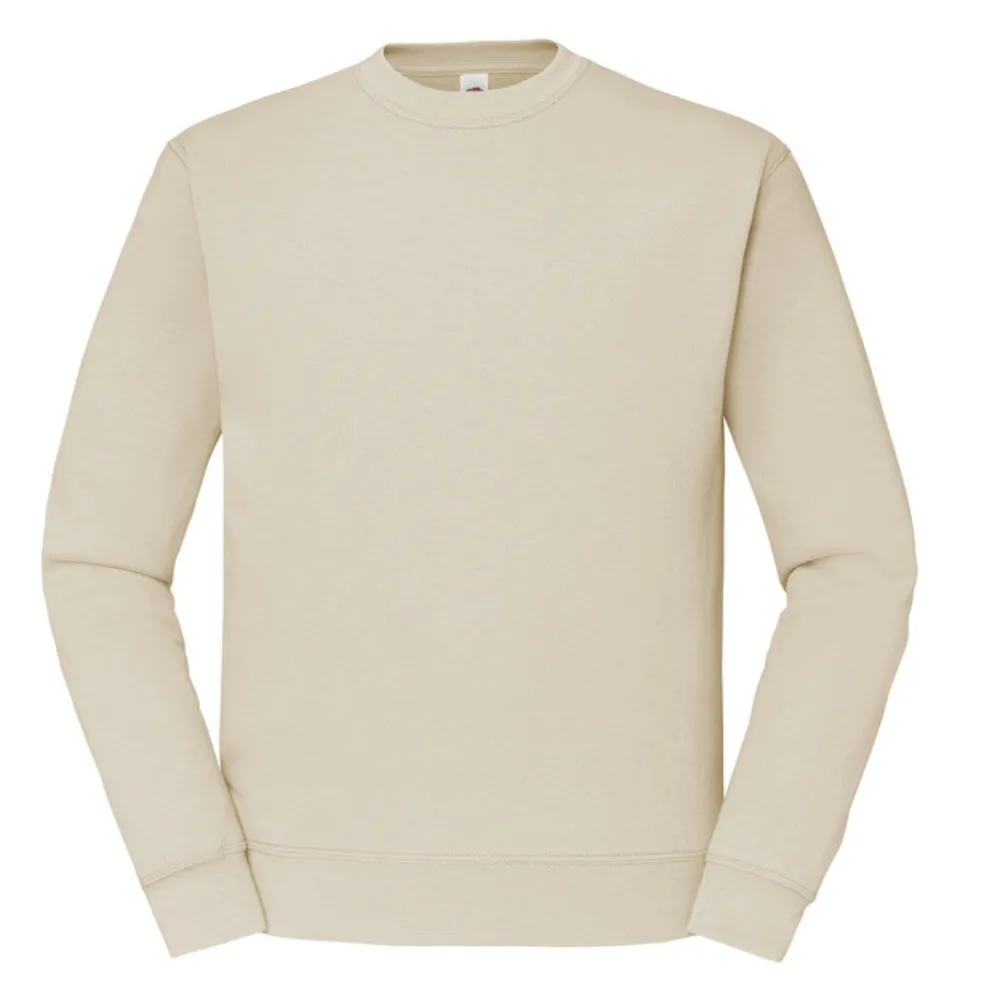 Sudadera Fruit of the Loom sin capucha manga montada Classic hombre