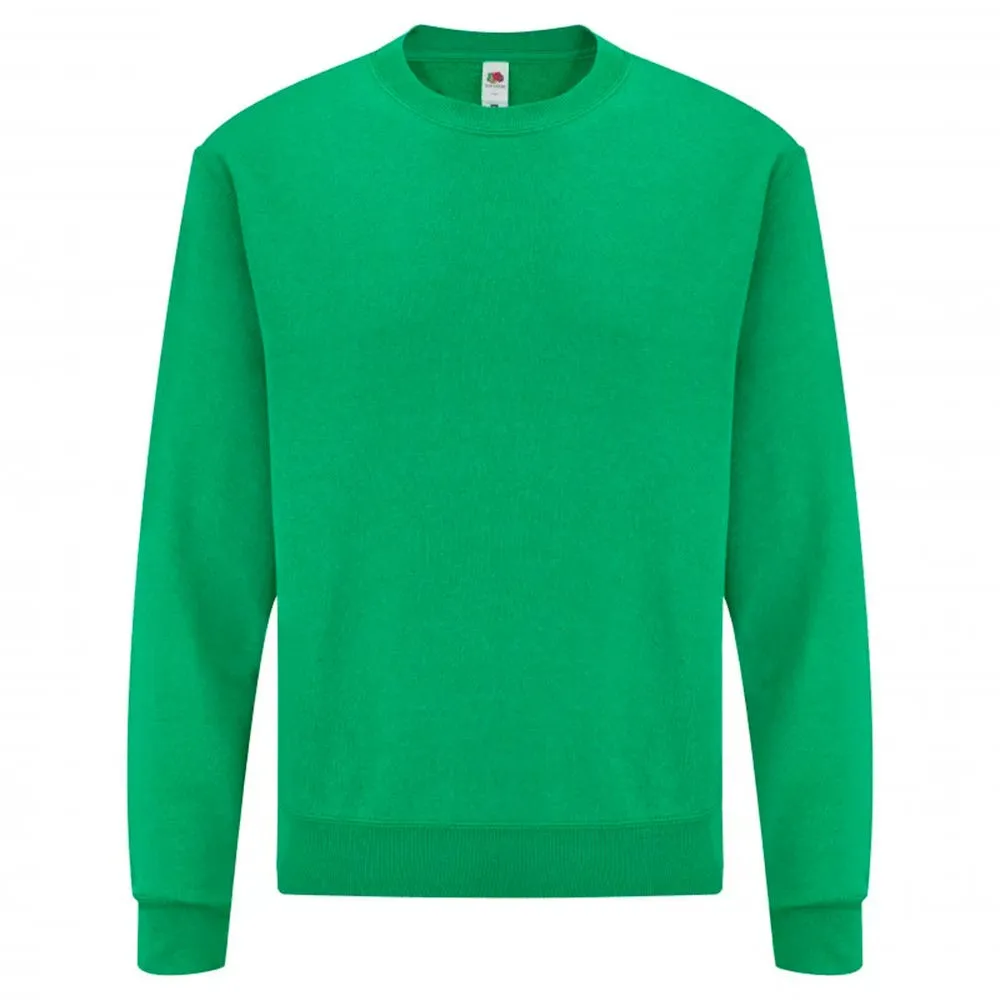 Sudadera Fruit of the Loom sin capucha manga montada Classic hombre